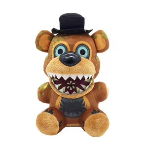 1pc FNAF Plush Toys Freddy Bear Foxy Chica Clown Bonnie Soft Stuffed Animals Peluche Toy Doll for Kids  Christmas Gifts