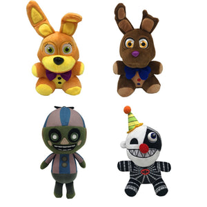 New FNAF Plush Toys Kawaii Freddys Animal Foxy Bonnie Bear Ribbit  Stuffed Plush Toys In Stock Plush Birthday Gift for Kids