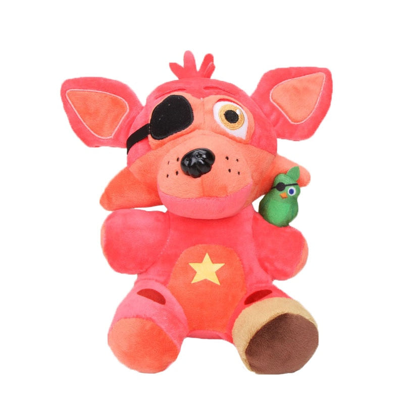 1pc FNAF Plush Toys Freddy Bear Foxy Chica Clown Bonnie Soft Stuffed Animals Peluche Toy Doll for Kids  Christmas Gifts