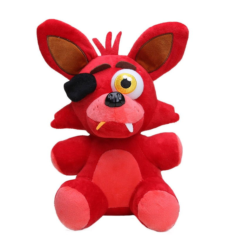 1pc FNAF Plush Toys Freddy Bear Foxy Chica Clown Bonnie Soft Stuffed Animals Peluche Toy Doll for Kids  Christmas Gifts