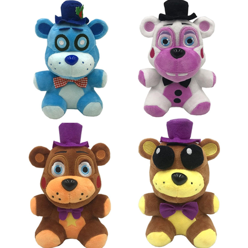 New FNAF Plush Toys Kawaii Freddys Animal Foxy Bonnie Bear Ribbit  Stuffed Plush Toys In Stock Plush Birthday Gift for Kids