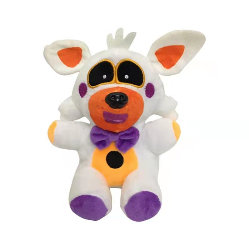 1pc FNAF Plush Toys Freddy Bear Foxy Chica Clown Bonnie Soft Stuffed Animals Peluche Toy Doll for Kids  Christmas Gifts