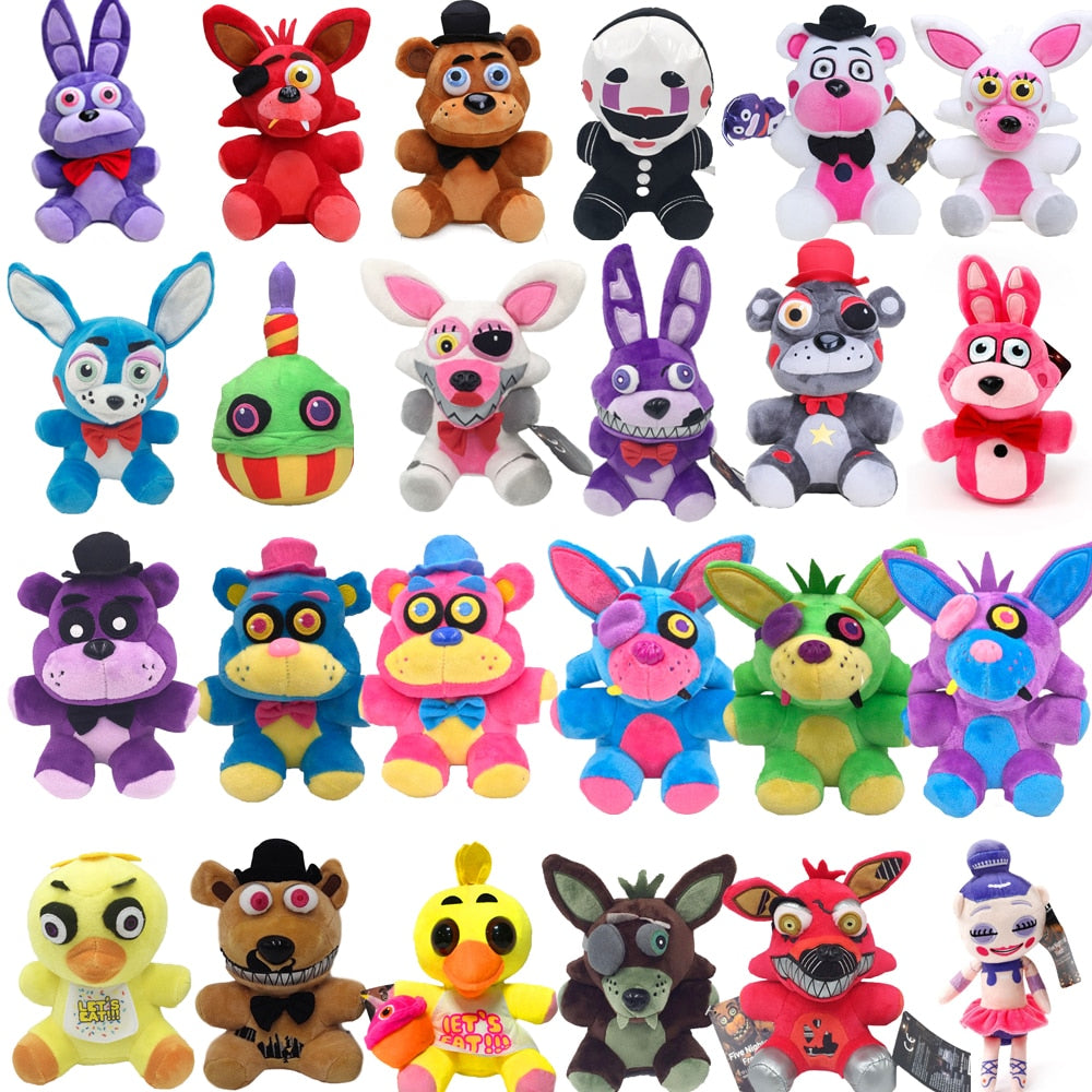 18CM FNAF Plush Toys Doll Kawaii Freddys Animal Foxy Bonnie Bear Chica Stuffed Plush Toy Animal Stuffed Plush Toys Gift For Kids