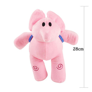 2021 New Plush 6Pcs Doll Toy Little P Youyou Pocoyo Plush Barto Duck Puppy Lula Ellie Elephant Doll Plush Toy Room Decoration