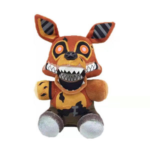 1pc FNAF Plush Toys Freddy Bear Foxy Chica Clown Bonnie Soft Stuffed Animals Peluche Toy Doll for Kids  Christmas Gifts