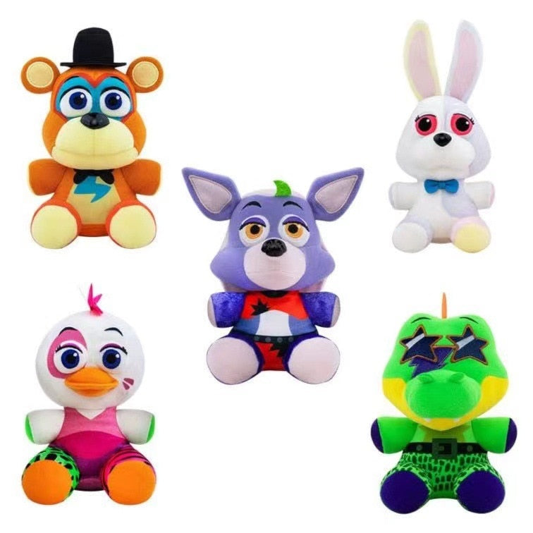 New FNAF Plush Toys Kawaii Freddys Animal Foxy Bonnie Bear Ribbit  Stuffed Plush Toys In Stock Plush Birthday Gift for Kids